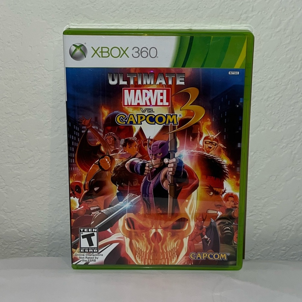 Ultimate Marvel Vs Capcom 3 RARE Video Game for the Microsoft Xbox 360.